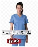 stretchable scrubs